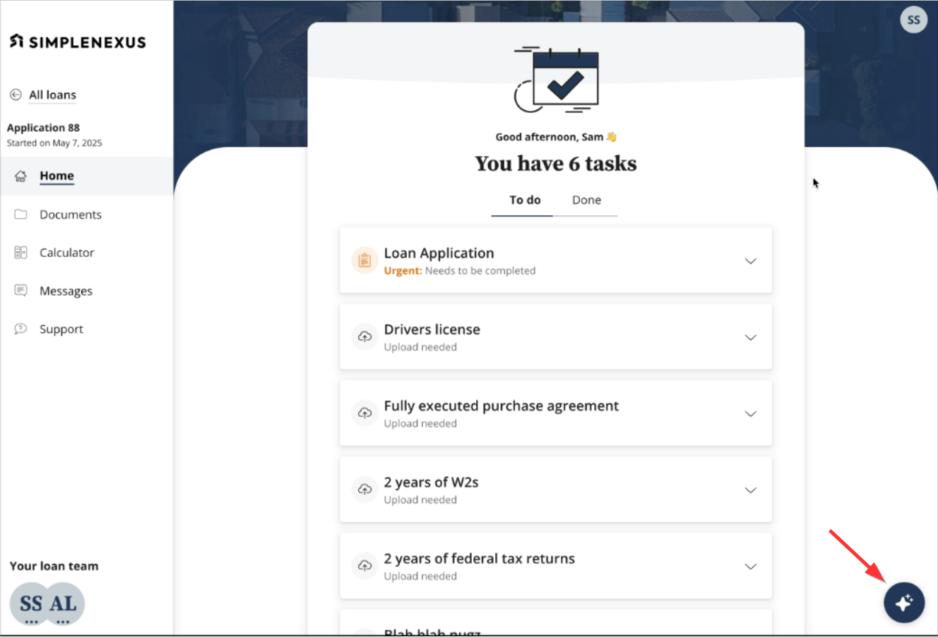 Mortgage Advisor Symbol in bottom right corner